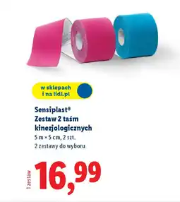 Lidl Sensiplast Zestaw 2 taśm kinezjologicznych oferta