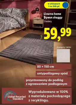 Lidl Livarno home Dywan shaggy oferta