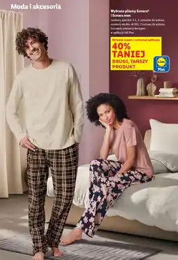 Lidl Wybrane piżamy Esmara i Esmara men oferta