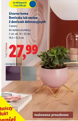 Lidl Livarno home Doniczka lub zestaw 2 doniczek dekoracyjnych oferta