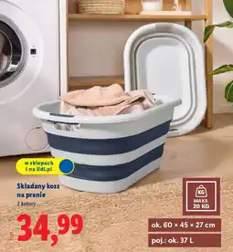 Lidl Składany kosz na pranie oferta