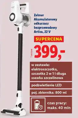 Lidl Zelmer Akumulatorowy odkurzacz bezprzewodowy Artica, 22 V oferta