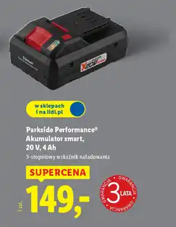 Lidl Parkside Performance Akumulator smart, 20 V, 4 Ah oferta