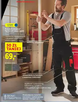 Lidl Parkside Performance Ogrodniczki robocze męskie oferta