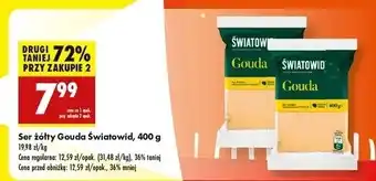 Biedronka Ser żółty Gouda Światowid oferta
