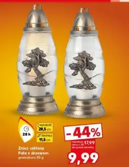 ALDI Znicz szklany Fala z drzewem oferta