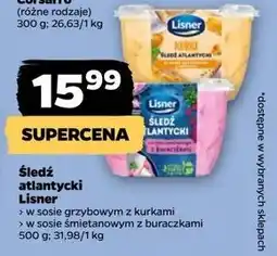 Netto Śledź atlantycki w sosie śmietanowym z buraczkami Lisner oferta
