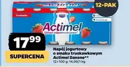 Netto Jogurt truskawka Danone Actimel oferta