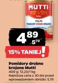 Netto Pomidory drobno krojone polpa Mutti oferta