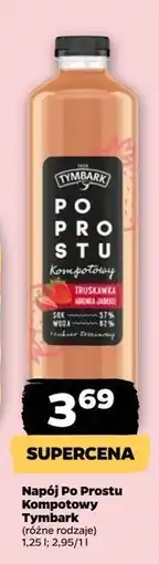 Netto Napój truskawka Tymbark Po Prostu oferta