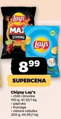 Netto Chipsy zielona cebulka Lay's oferta