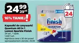 Netto Tabletki do zmywarki lemon Finish Quantum oferta