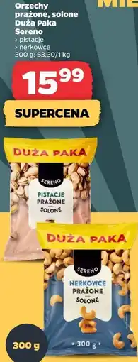 Netto Orzechy nerkowca prażone i solone Sereno oferta