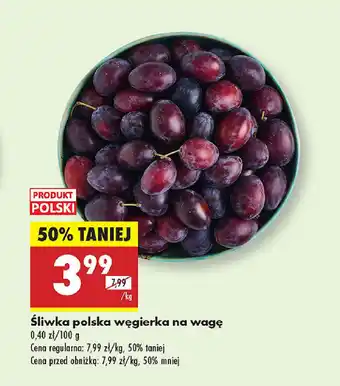 Biedronka Sliwka polska węgierka oferta