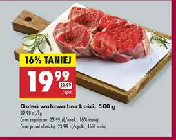 Biedronka Goleń wołowa bez kości oferta