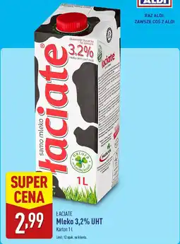 ALDI Mleko Laciate 3,2% UHT oferta