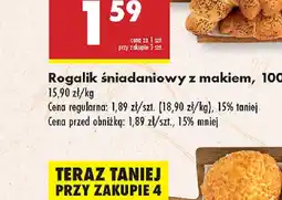 Biedronka Bułka z żółtym serem oferta