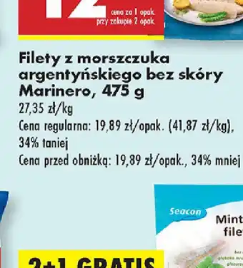 Biedronka Paluszki z fileta z dorsza panierowane Marinero oferta