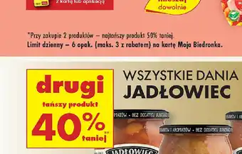 Biedronka Wszystkie dania Jadłowiec oferta