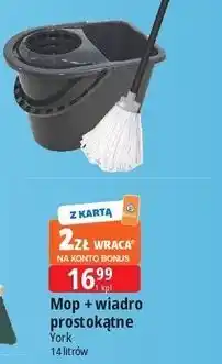 E.Leclerc Mop + wiadro 14 l York oferta