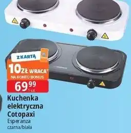 E.Leclerc Kuchenka cotopaxi ekh004k czarna Esperanza oferta