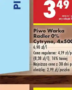 Biedronka Piwo Garage Strawberry Margarita oferta