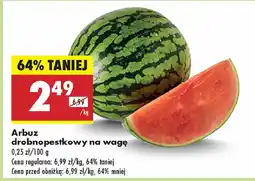 Biedronka Arbuz drobnopestkowy na wagę oferta