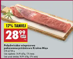 Biedronka Polędwiczka wieprzowa pakowana próżniowo Kraina Mięs oferta