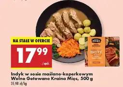 Biedronka Indyk w sosie maślano-koperkowym Wolno Gotowane Kraina Mięs oferta