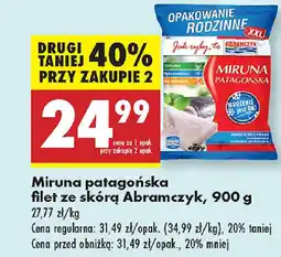 Biedronka Miruna patagońska filet ze skórą Abramczyk oferta