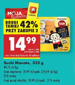 Biedronka Sushi Masato oferta