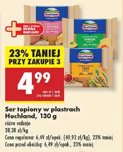 Biedronka Ser topiony w plastrach Hochland oferta