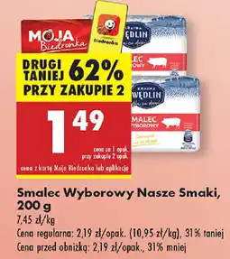 Biedronka Smalec Wyborowy Nasze Smaki, Kiełbasa Śląska Sokołów oferta
