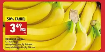 Biedronka Banan na wagę oferta