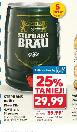 Kaufland STEPHANS BRÄU Piwo Pils oferta