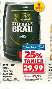 Kaufland STEPHANS BRÄU Piwo Pils oferta