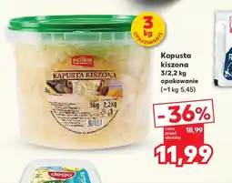Kaufland Kapusta kiszona oferta