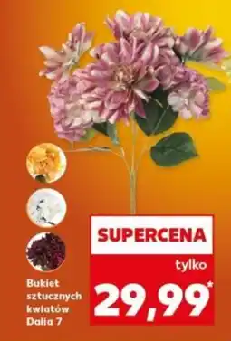 ALDI Bukiet sztucznych kwiatów Dalia 7 oferta