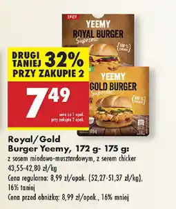 Biedronka Royal/Gold Burger Yeemy oferta