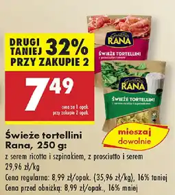 Biedronka Świeże tortellini Rana oferta
