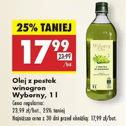 Biedronka Olej z pestek winogron Wyborny oferta