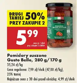 Biedronka Pomidory suszone Gusto Bello oferta