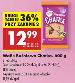 Biedronka Wafle baśniowa chatka oferta