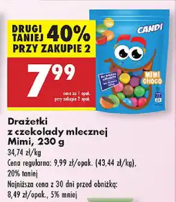 Biedronka Drażetki z czekolady mlecznej Mimi oferta