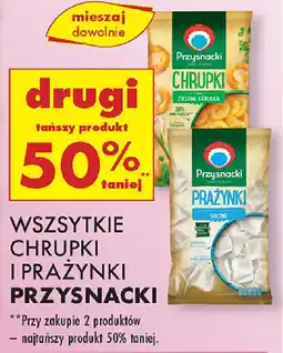 Biedronka Wszsytkie chrupki i prażynki przysnacki oferta