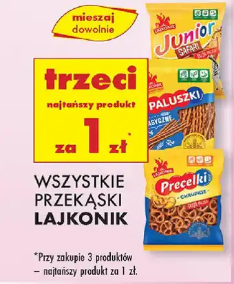 Biedronka Wszystkie przekąski lajkonik oferta
