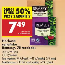 Biedronka Herbata cejlońska Remsey oferta