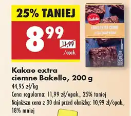 Biedronka Kakao extra ciemne Bakello oferta