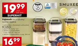 Biedronka Zestaw pojemników 350 ml Smukee oferta