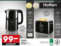 Biedronka Toster 750-900 w czarny Hoffen oferta